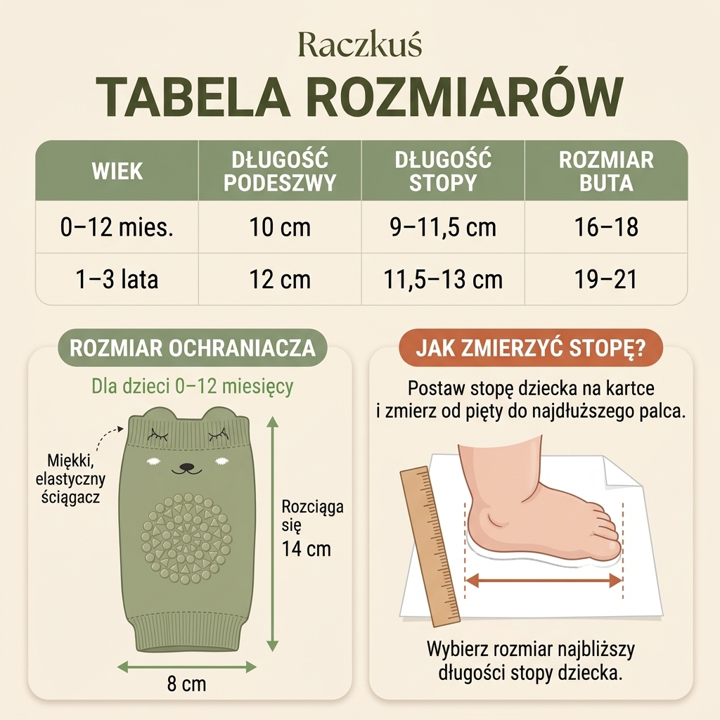 Zestaw do raczkowania – nakolanniki + skarpetki antypoślizgowe