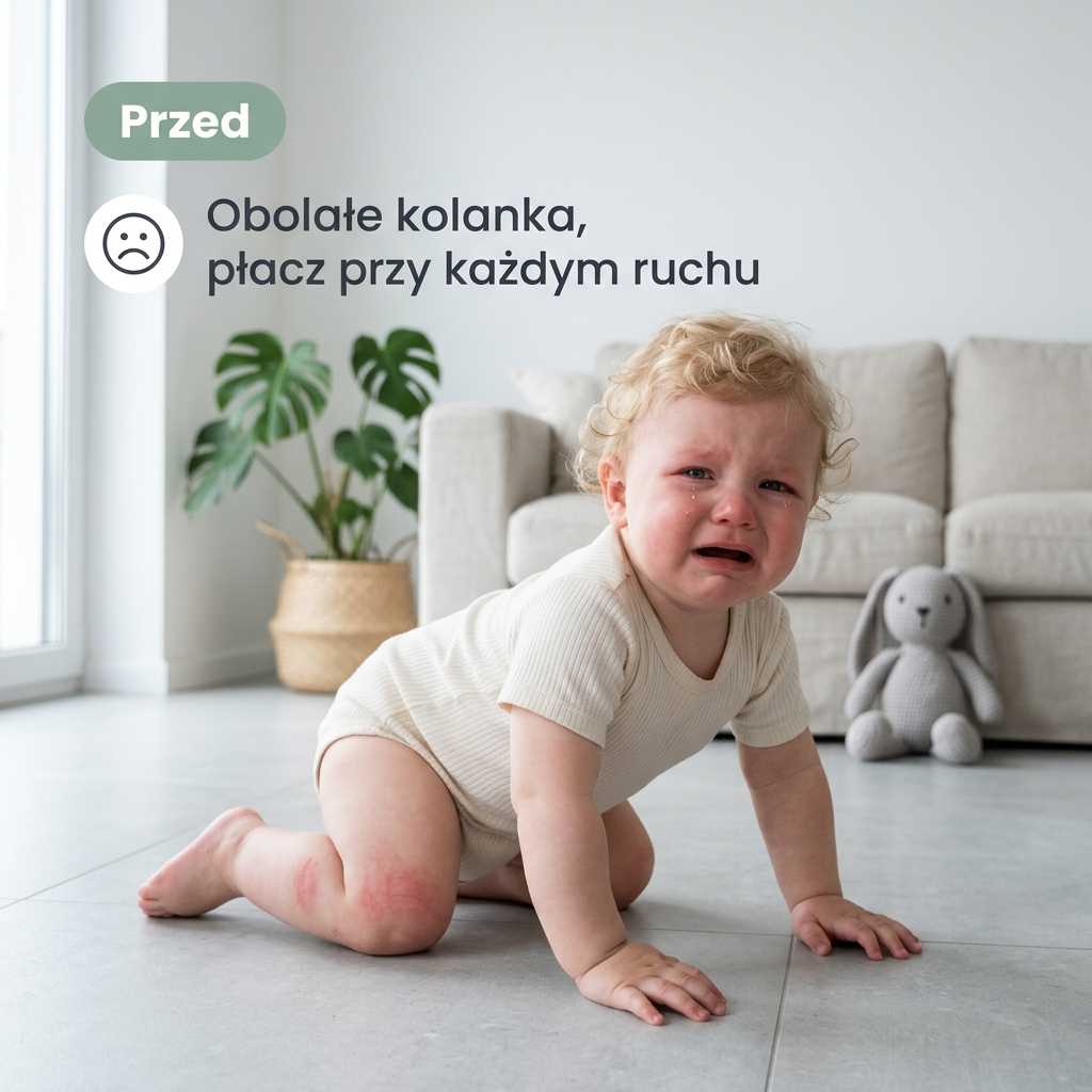 Zestaw do raczkowania – nakolanniki + skarpetki antypoślizgowe