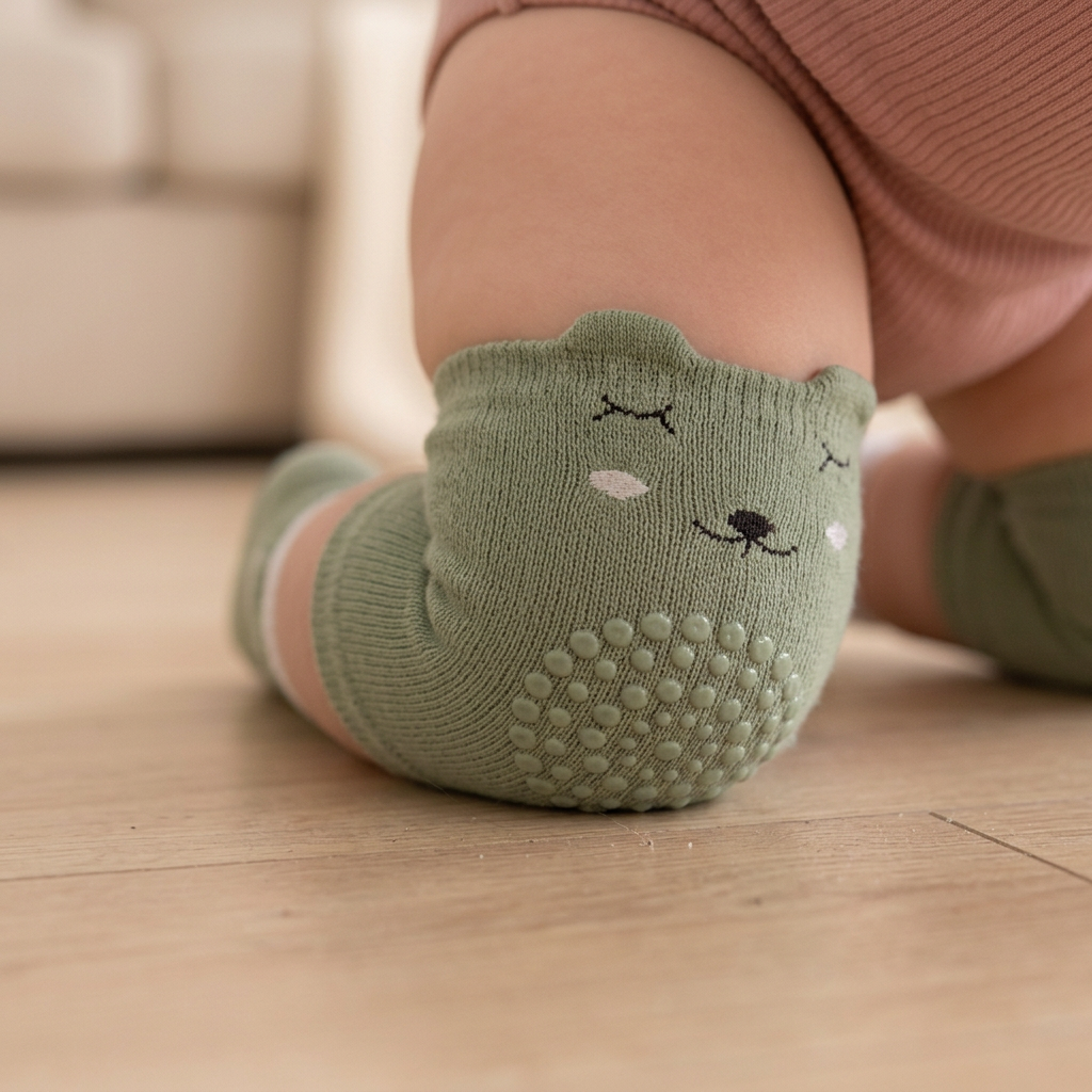 Zestaw do raczkowania – nakolanniki + skarpetki antypoślizgowe